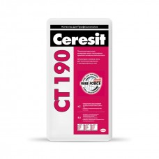 Штукатурно-клеевая смесь Ceresit CT190 для пен. и мин, 25кг