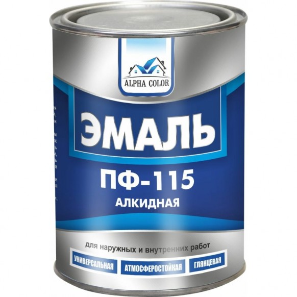 Эмаль бежевая ПФ 115 Alpha Color 0,8кг