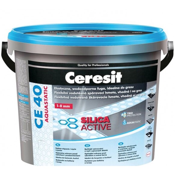 Затирка д/швов Ceresit CE40 Kiwi Silica Activе, 2 кг (киви) RU