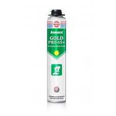 Пена полиуретановая GOLD PRO 65+ (под пистолет) 900гр