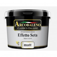 Краска декоративная "Arcobaleno Effetto Seta Matt" матовый шелк, 5кг