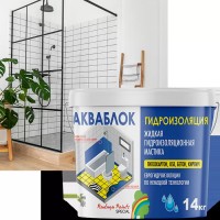 Мастика гидроизоляционная "AQUABLOCK" "РАДУГА-021"  3,0кг/4/