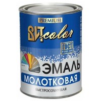 Эмаль с молотковым эффектом Вишневая, 0,8кг ВИТ color