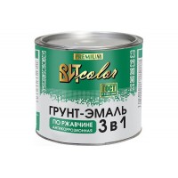 Грунт-эмаль по ржавчине 3 в 1 вишня ВИТ color 2,6кг Грунт-эмаль по ржавчине 3 в 1 вишня ВИТ color 2,6кг