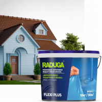 Краска "РАДУГА 11" "FlexiPlus" эластомерная акриловая 24 кг Краска "РАДУГА 11" "FlexiPlus" эластомерная акриловая 24 кг