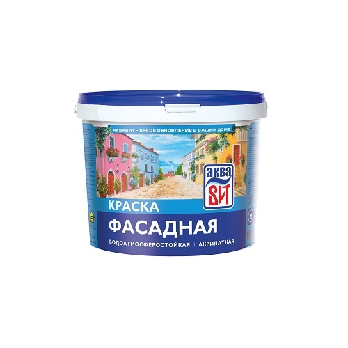 Краска ВАК-25 фасадная силиконовая ВИТ color 13кг (ведро)